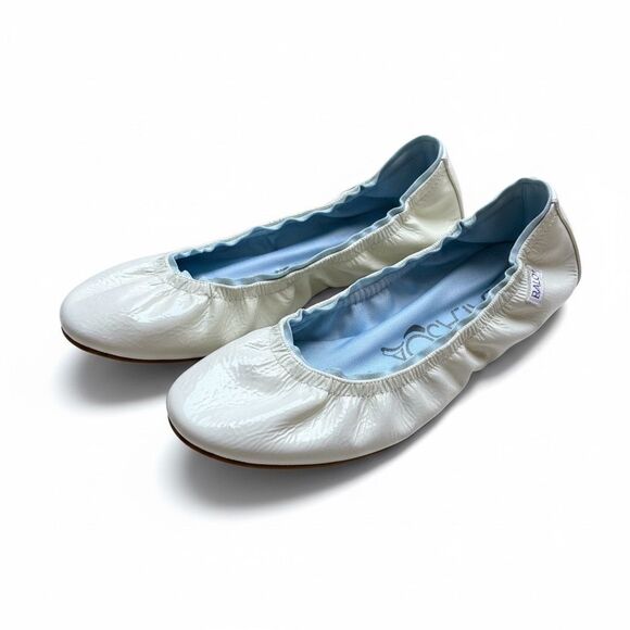 Corso Como Shoes - Ballasox by Corso Como White Patent Leather Ballet Flats Size 8 White Cream